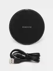 Черный беспроводное зарядное устройство Borofone BQ3 Pro Ultra slim, 15W