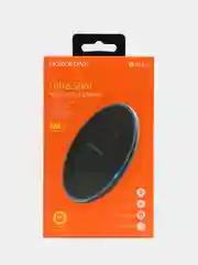 Черный беспроводное зарядное устройство Borofone BQ3 Pro Ultra slim, 15W