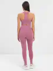 Розовый спортивный женский костюм для фитнеса