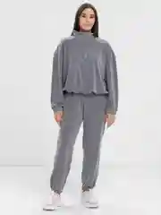 Серый костюм спортивный женский, флисовый Sharmin