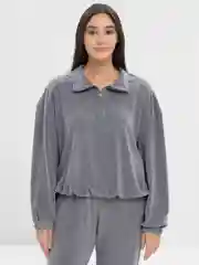 Серый костюм спортивный женский, флисовый Sharmin