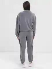 Серый костюм спортивный женский, флисовый Sharmin