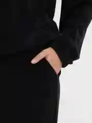 Черный костюм спортивный женский, флисовый Sharmin