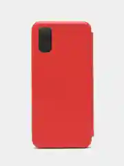 Красный чехол-книжка для Tecno Spark 8P Красная с карманом для карт и денег с магнитным креплением