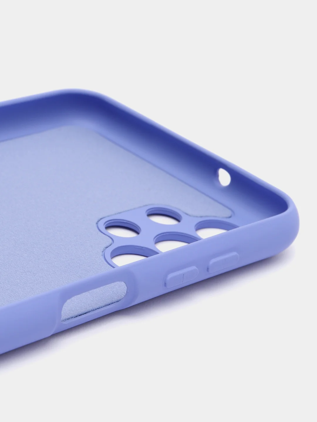 Пурпурный чехол Silicone Cover для Samsung Galaxy A13, Самсунг Галакси А13 4G, силиконовый