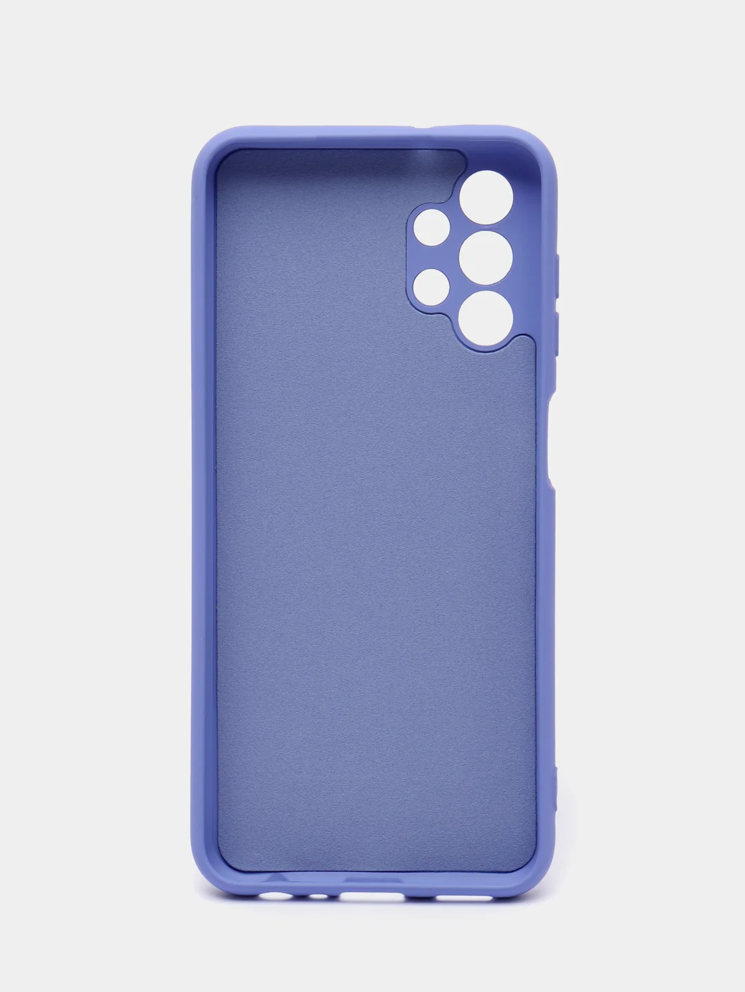 Пурпурный чехол Silicone Cover для Samsung Galaxy A13, Самсунг Галакси А13 4G, силиконовый
