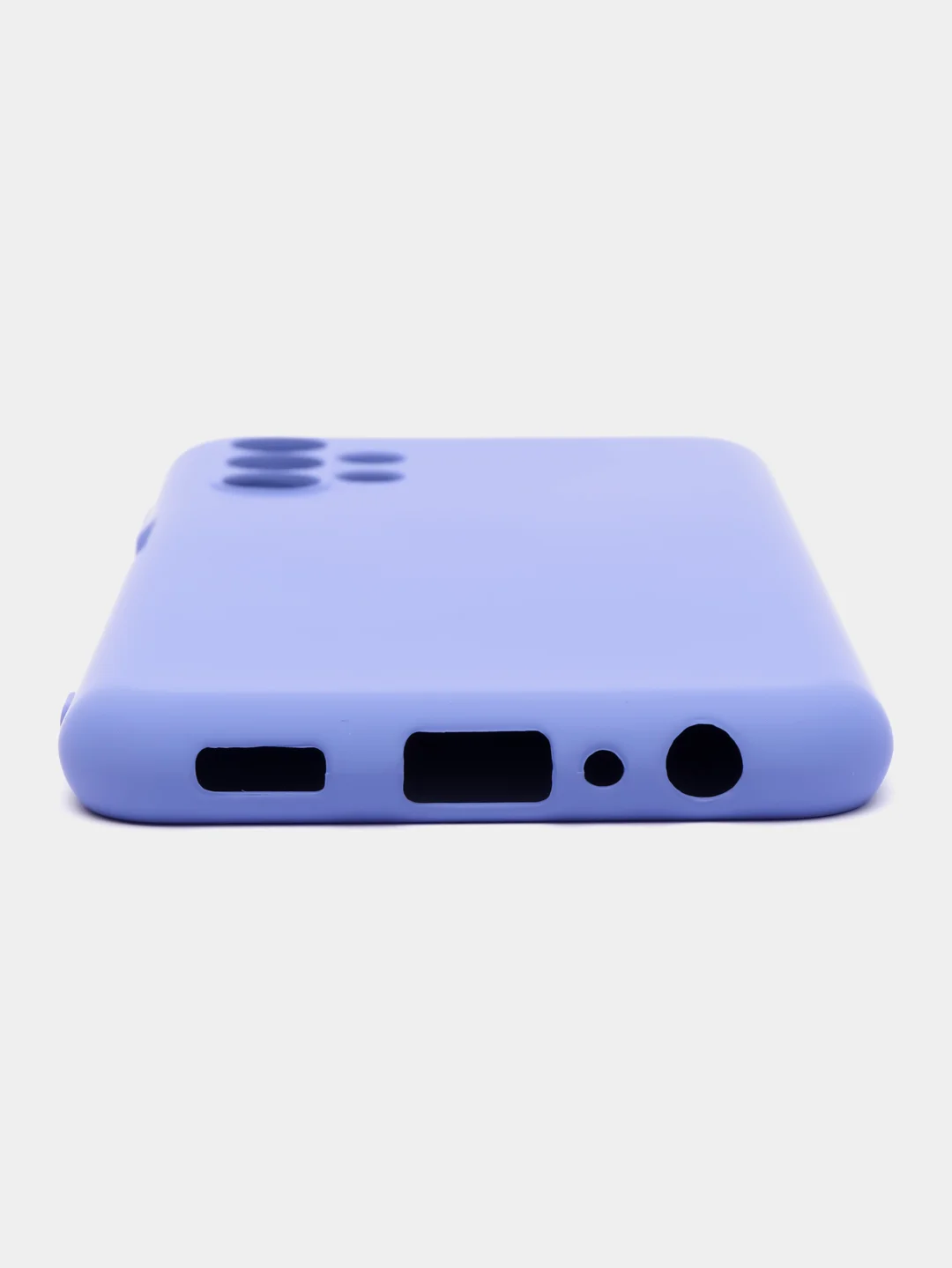 Пурпурный чехол Silicone Cover для Samsung Galaxy A13, Самсунг Галакси А13 4G, силиконовый