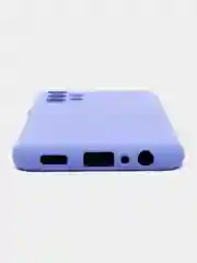 Пурпурный чехол Silicone Cover для Samsung Galaxy A13, Самсунг Галакси А13 4G, силиконовый
