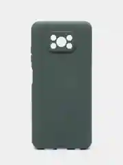 Зелёный хаки чехол Xiaomi Poco X3 NFC, Poco X3 Pro, Сяоми Поко Х3 НФС, Поко Х3 Про, силиконовый