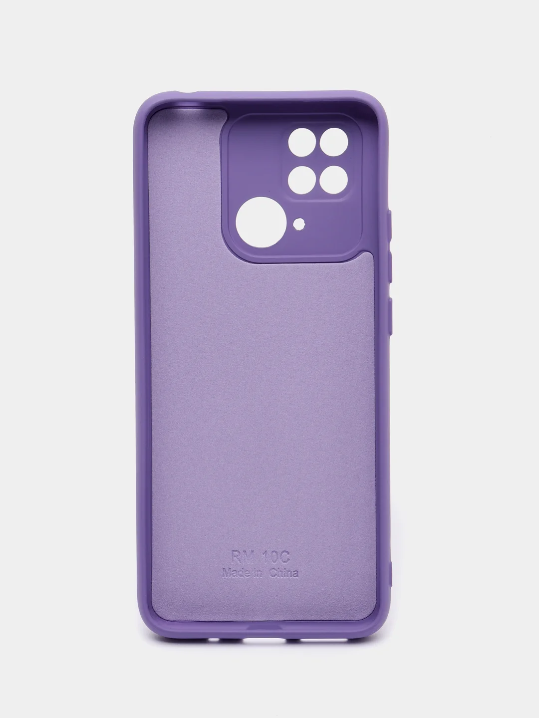Аметистовый чехол силиконовый для Xiaomi Redmi 10C / Poco C40, Сяоми Редми 10С / Поко С40