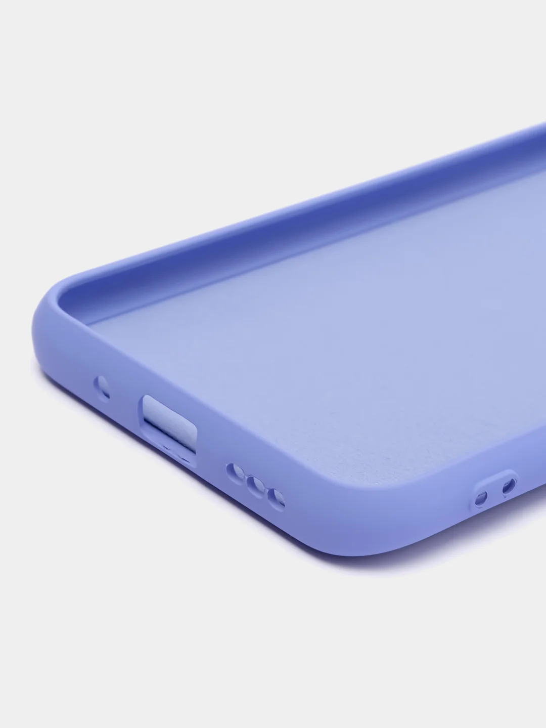 Фиолетовый чехол Silicone Cove Xiaomi Redmi 9C, Redmi 9C NFC, Redmi 10A силиконовый, с закрытым низом