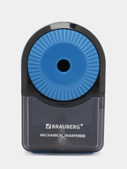 Точилка для карандашей с контейнером механическая BRAUBERG для простых и цветных, 271342