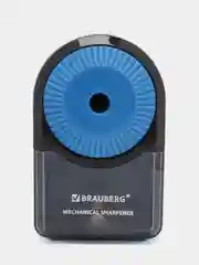 Точилка для карандашей с контейнером механическая BRAUBERG для простых и цветных, 271342