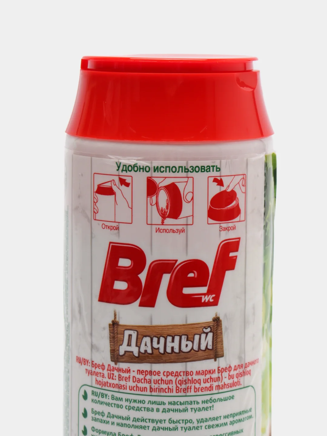 Средство для туалета Bref "Дачный", дезодорирующее, 450 гр