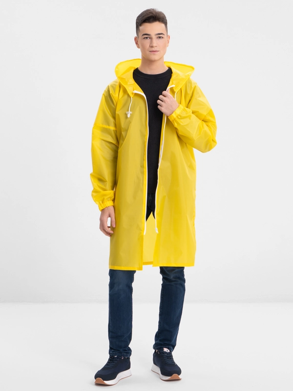 Дождевик мужской женский унисекс Rainman Zip, желтый