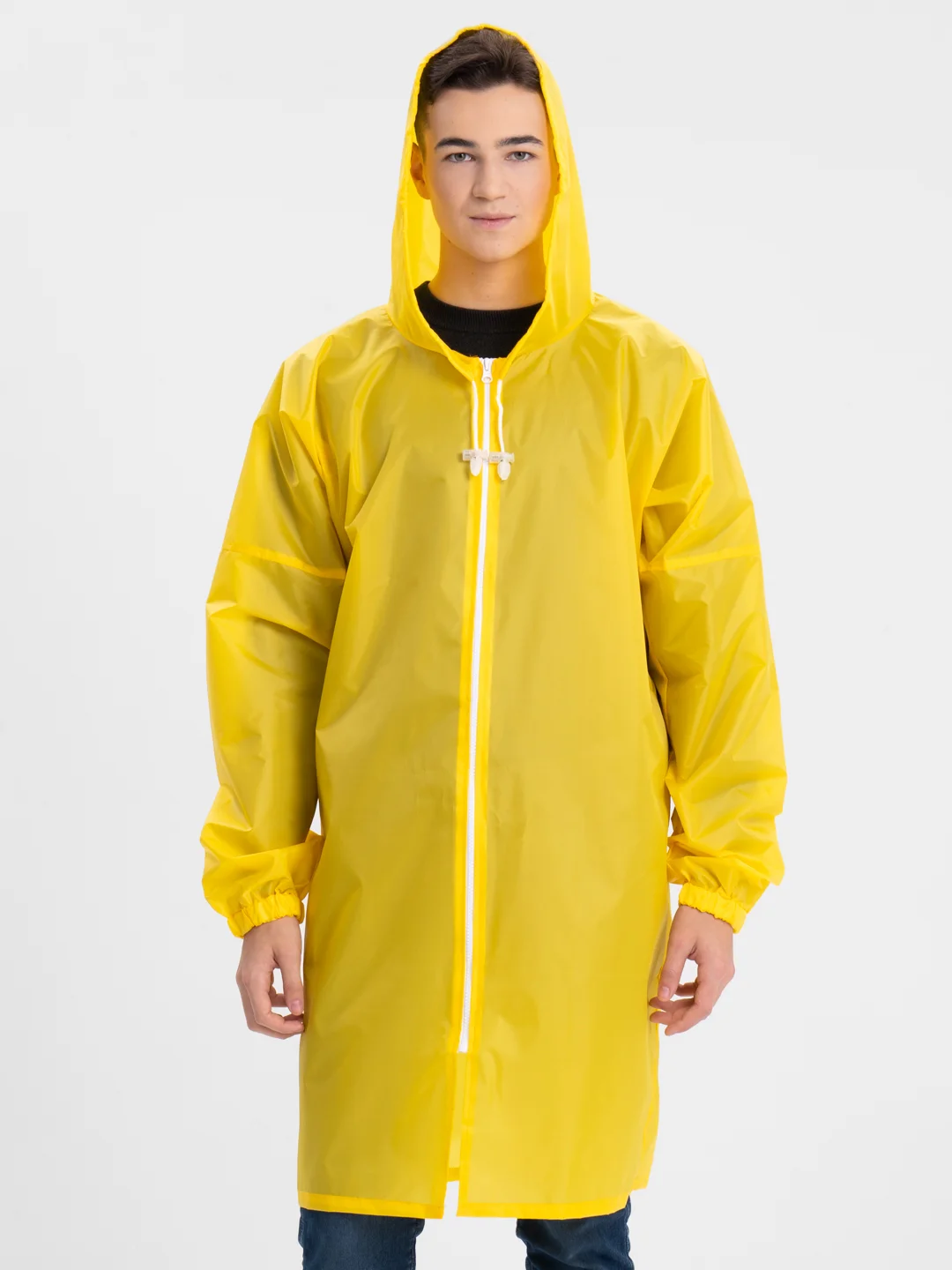 Желтый дождевик мужской женский унисекс Rainman Zip, желтый