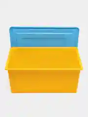 Ящик для игрушек, с крышкой, "Синий трактор", объём 30 л