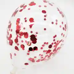 Золотой воздушный шар с конфетти, 30 см, 5 штук, круглый шар с блестками