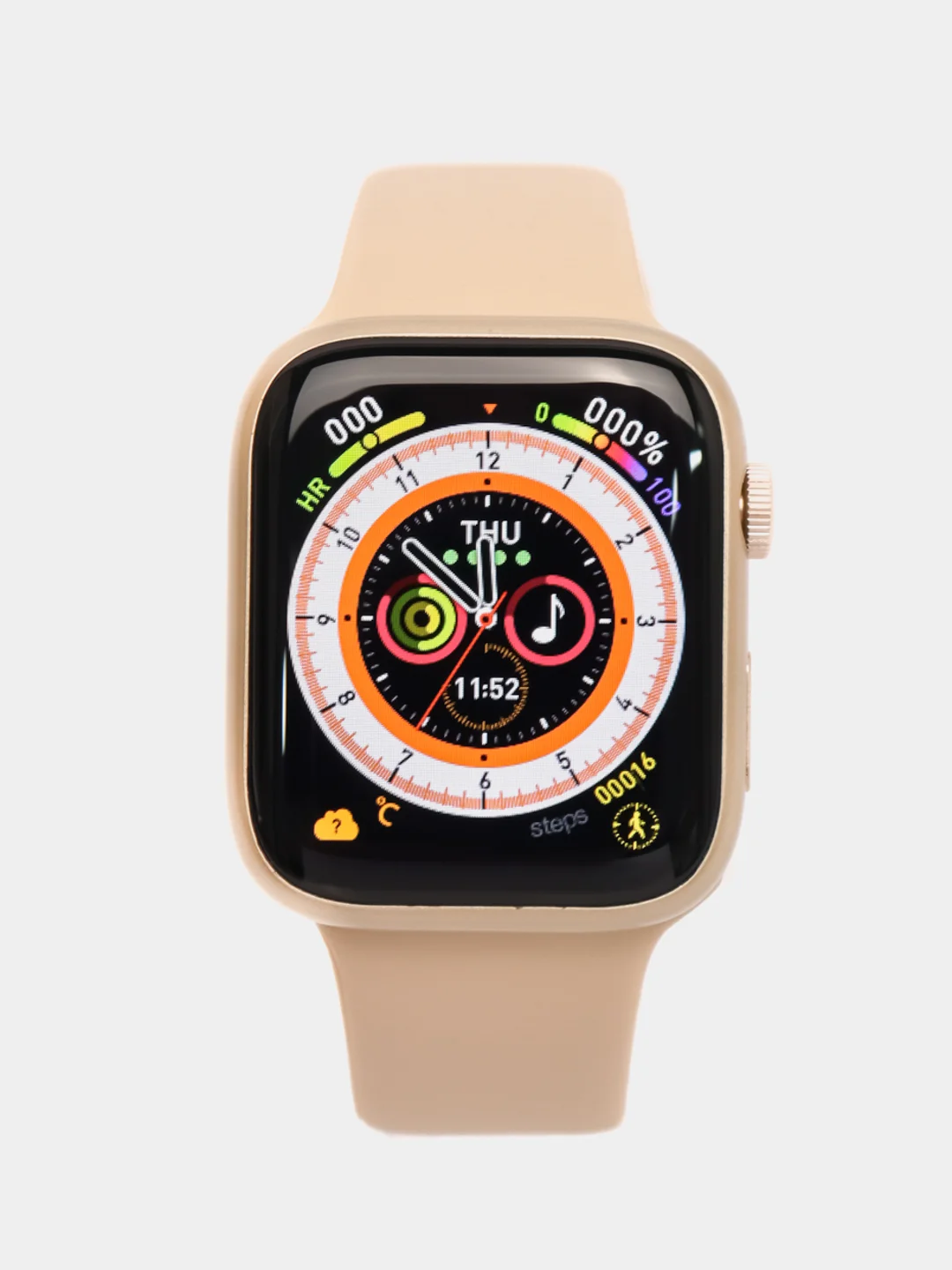 Золотой умные смарт часы Smart Watch X7, X8, X9, Pro, SE, с беспроводной магнитной зарядкой, 45 мм