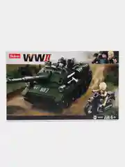 Конструктор Армия "Танк ПТ-САУ 100", 338 деталей