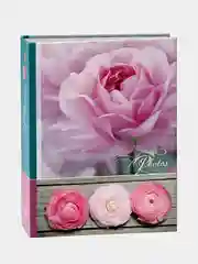 Желтый фотоальбом 100 фото 10х15 "Цветы" Image ART