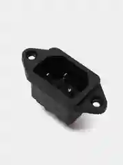 10 штук Сетевой разъем AC-016 AC-04 черный на корпус штекер питания C13 C14 IEC 320