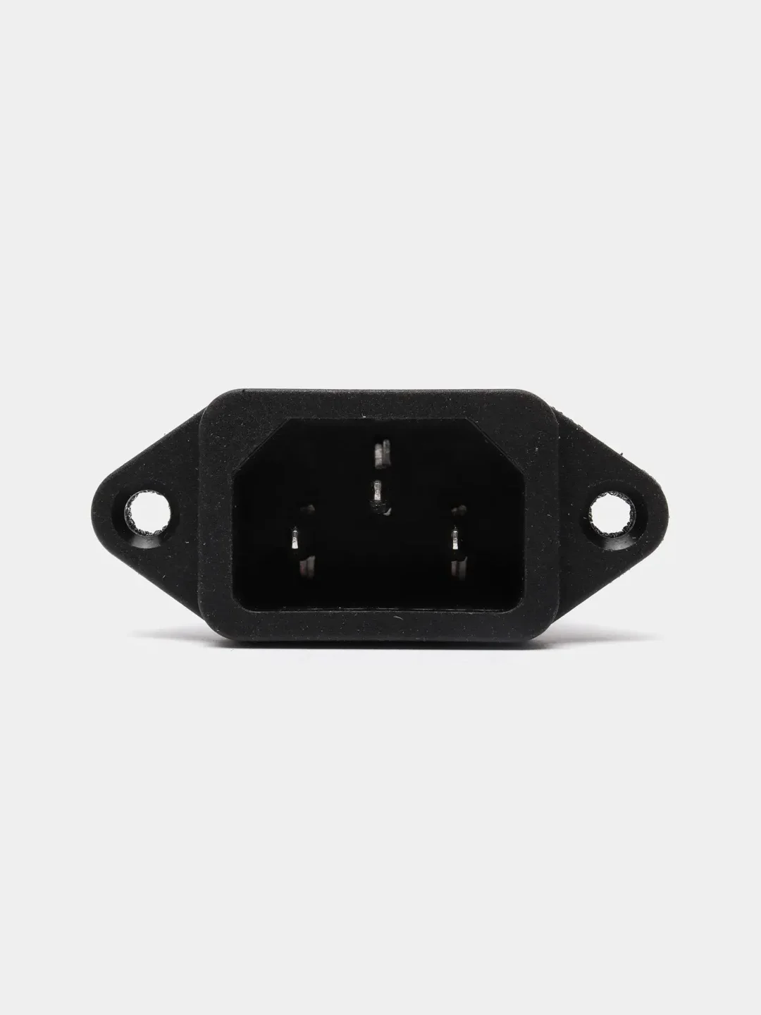 10 штук Сетевой разъем AC-016 AC-04 черный на корпус штекер питания C13 C14 IEC 320