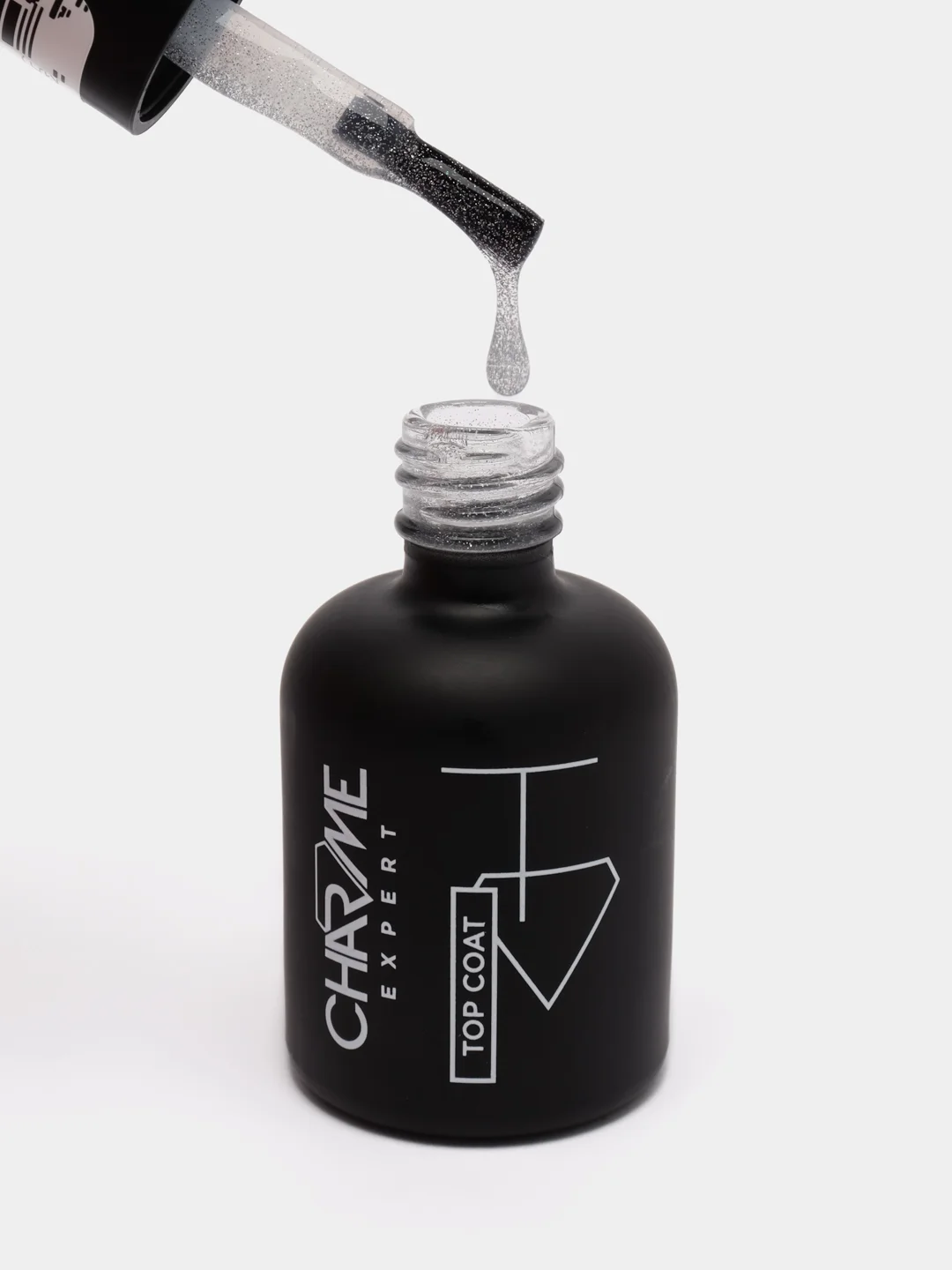 Топ для гель-лака голография Charme Expert Shimmer без липкого слоя, завершающее покрытие
