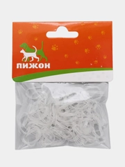 Резинки для животных (кошек, собак) повышенной прочности, набор 100 шт