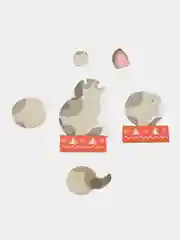 3D конструктор "Милый котик", 28 деталей