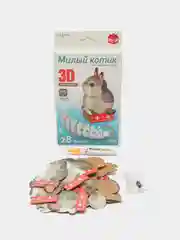 3D конструктор "Милый котик", 28 деталей