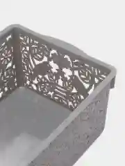 Серый корзина ажурная, корзинка пластиковая