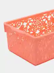 Коралловый корзина ажурная, корзинка пластиковая