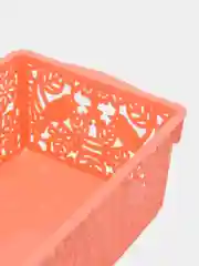 Коралловый корзина ажурная, корзинка пластиковая