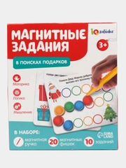 Обучающая игра с магнитной ручкой, магнитные задания В поисках подарков