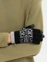 Угольный теплые сенсорные перчатки для телефона