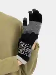Угольный теплые сенсорные перчатки для телефона