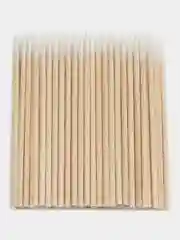 Ватные палочки, деревянные, микробраши, 100 штук
