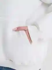 Белый женская кофта. Свитер. Худи Barbie