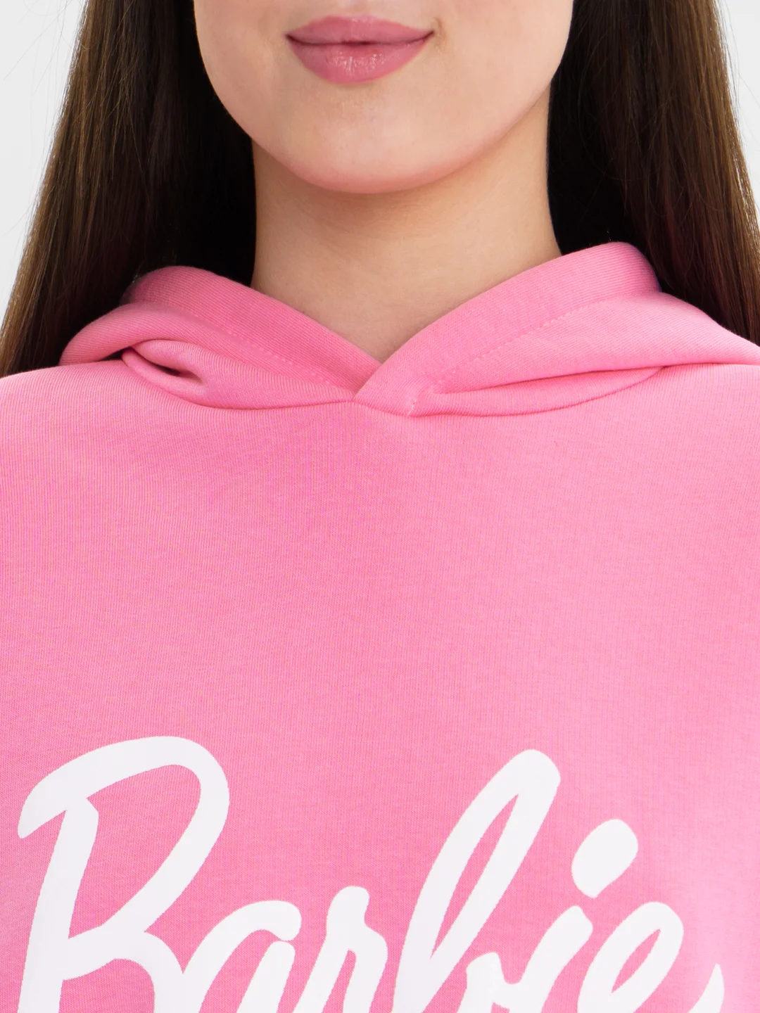 Белый женская кофта. Свитер. Худи Barbie