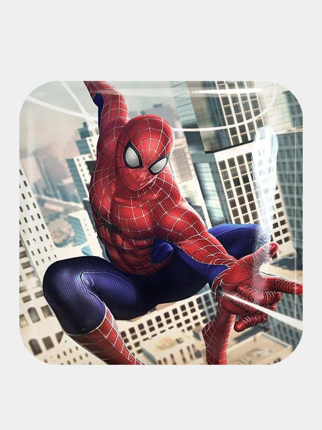 Белый 3d стикеры (наклейки) на телефон Marvel Мстители