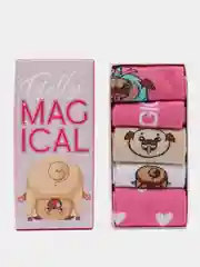Набор женских носков Kaftan Magical, 5 пар, р-р 36-39, 23-25 см