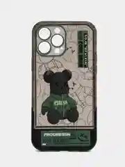 Зеленый чехол на айфон (iPhone) 11 12 13 14 15 Pro Max, 7 8 Plus, X XS XR силиконовый