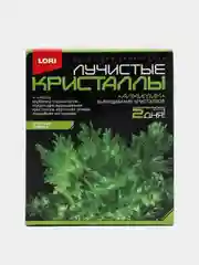 Зеленый набор для выращивания кристаллов Lori "Лучистые Кристаллы"/Набор для опытов