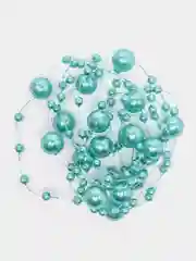 Бусины на нитке для декора, 1,2 метра, 14 цветов