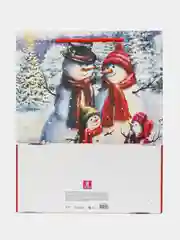 Пакет подарочный новогодний, для подарка Золотая Сказка "Snowman", глиттер, 608232