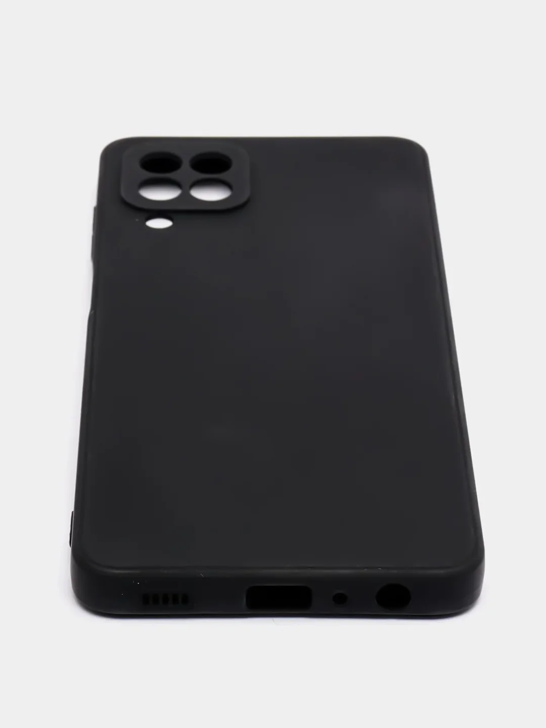 Синий чехол Samsung Galaxy A22 4G / M32 / M22 силиконовый , матовый, прозрачный, цветной