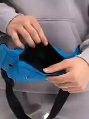 Голубой поясная сумка, унисекс