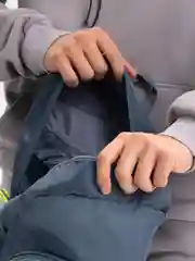 Серый рюкзак спортивный, для танцев, бассейна