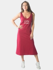 Платье женское pretty smart КП1437П2 бордовый